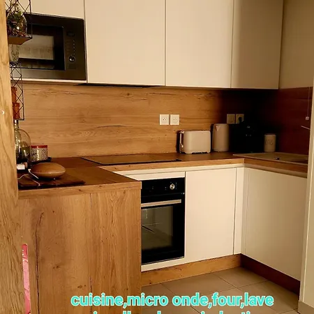 公寓 Cosy Avec Jardinet 300 De La